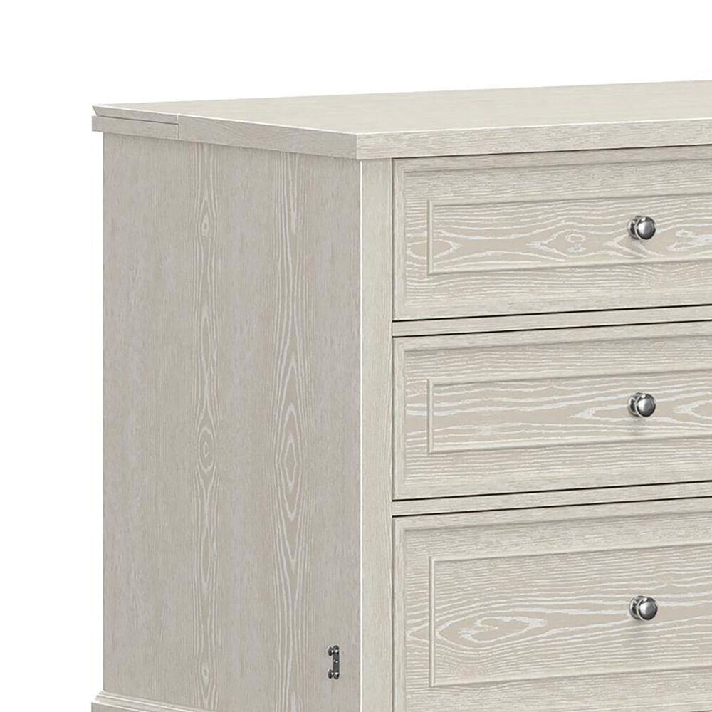 Richlands Furniture Soren 4-Drawer Dresser with Queen Convertible Bed in Whitewash, , large