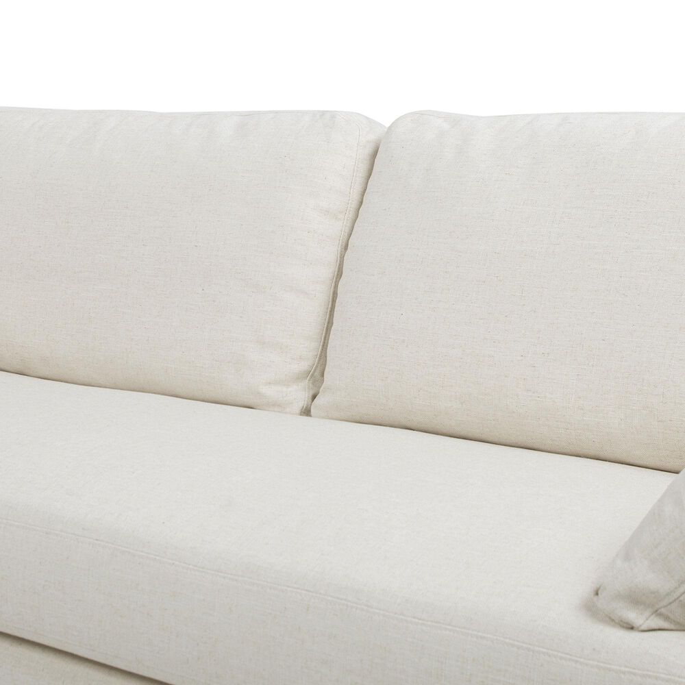 Jennifer Taylor Home Pasadena Stationary Sofa in Flax White, , large