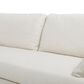 Jennifer Taylor Home Pasadena Stationary Sofa in Flax White, , large