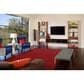 Feizy Luna 5" x 8" Red Area Rug, , large