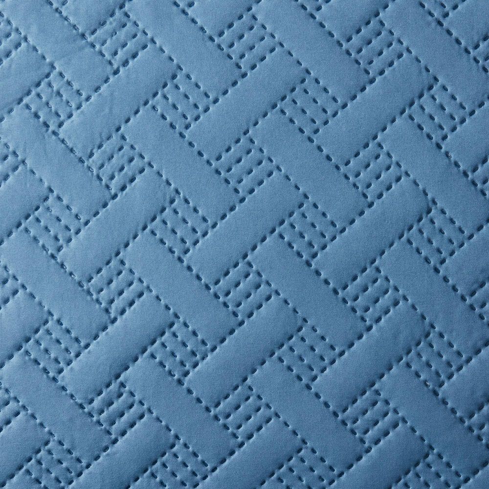 Trade Linker 3-Piece Queen Basket Pinsonic Quilt Set in Denim, , large