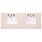 James Martin Vanities Brittany 60" Double Bathroom Vanity in Bright White with 3 cm Eternal Marfil Quartz Top, , large