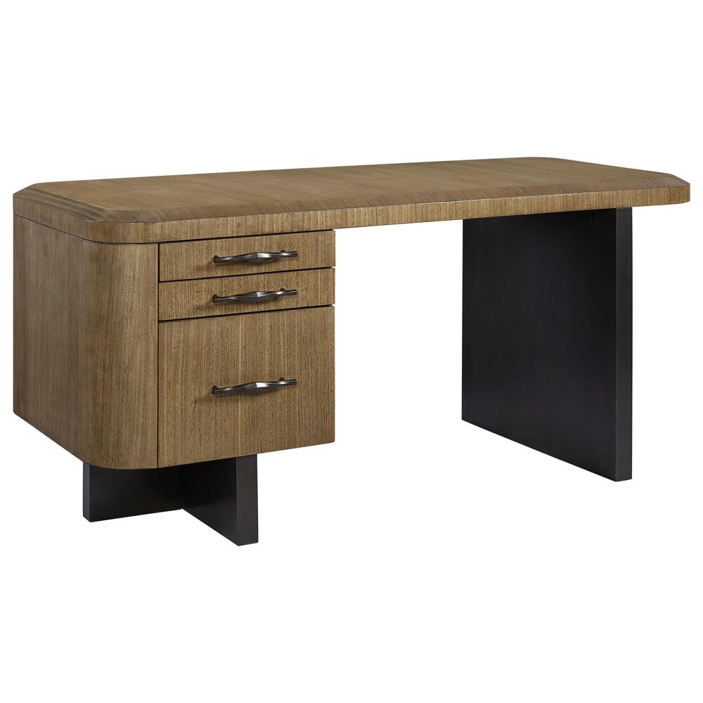 Sterling Timber Calia Executive Desk in Eucalyptus, , large