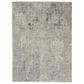Nourison Rustic Textures Grey and Beige 9"3" x 12"9" Area Rug, , large