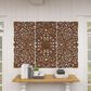 Maple and Jade 48" x 16" Traditional Wall Decor in Cinnamon Brown, , large