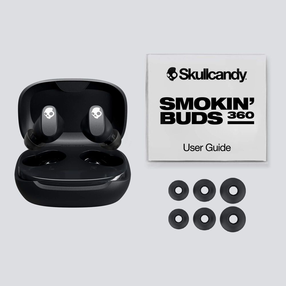 Skullcandy Smokin' 360 True Wireless Earbuds in Black, , large