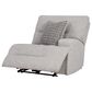 Ashley Acklen Place 3-Piece Power Left Facing Reclining Sectional with Chaise in Pewter, , large