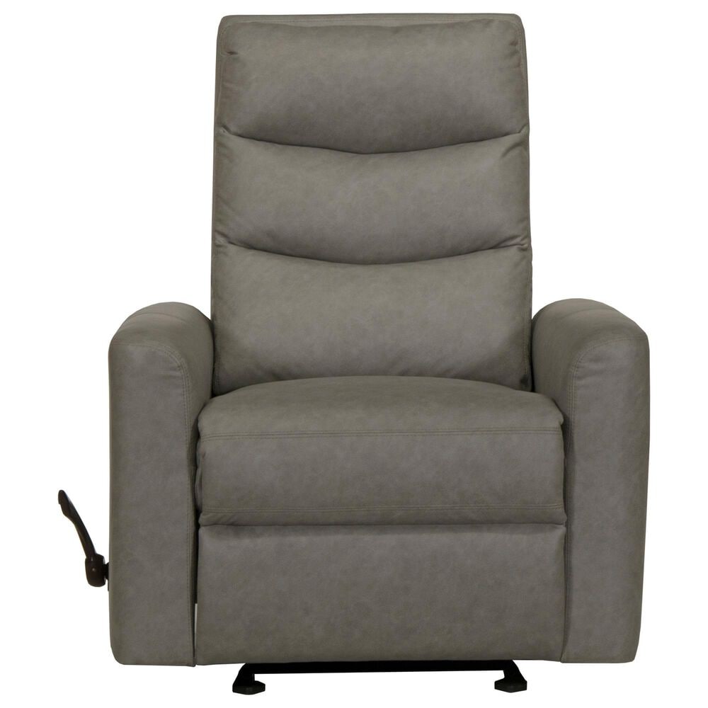 Hartsfield Jet Power Glide Recliner in Silver, , large