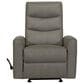 Hartsfield Jet Power Glide Recliner in Silver, , large