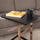 Southern Enterprises Rindland C-Table in Black and Champagne, , large