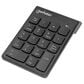 Manhattan Numeric Wireless Keypad in Black, , large
