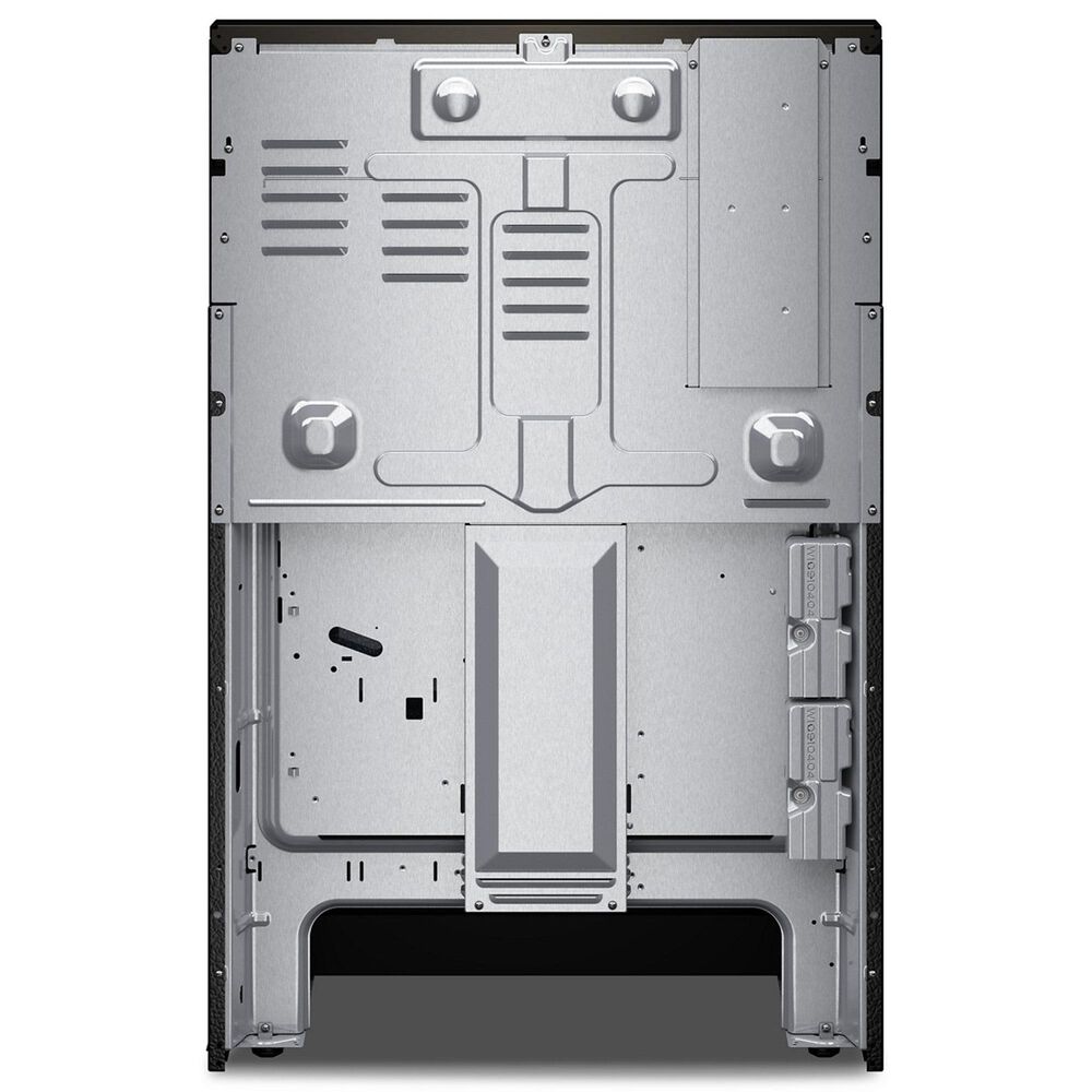 Whirlpool 5.3 Cu. Ft. Electric Range with Air Cooking Technology in Black-on-Stainless, , large