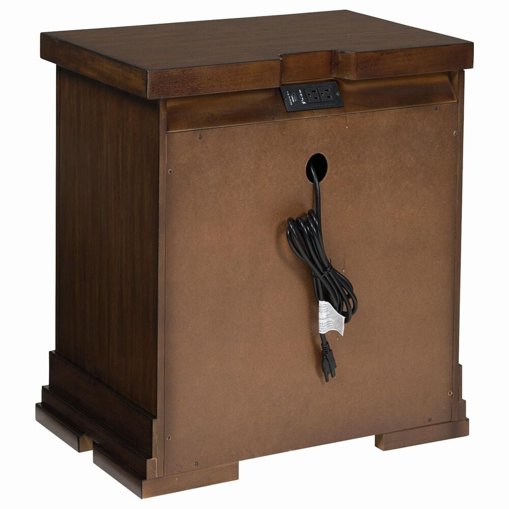 Ashley Taffenbrook 3-Drawer Nightstand in Medium Brown, , large