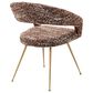Eichholtz Bravo Arm Chair in Brushed Brass, , large