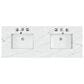 James Martin Vanities Bristol 60" Double Bathroom Vanity in Bright White with 3 cm Ethereal Noctis Quartz Top and Rectangular Sinks, , large