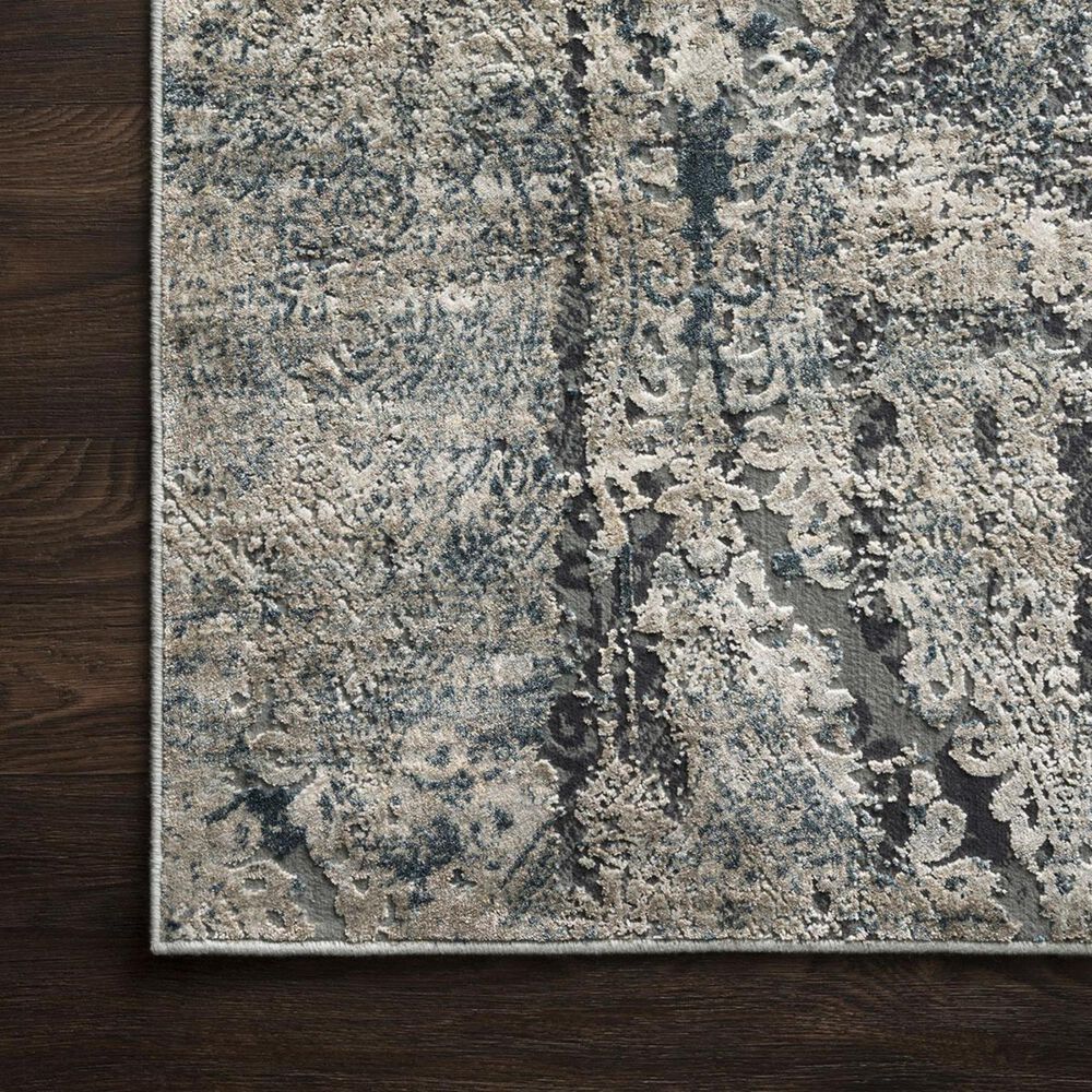 Loloi Cascade CAS-01 7&#39;10&quot; x 10&#39;10&quot; Taupe and Blue Area Rug, , large