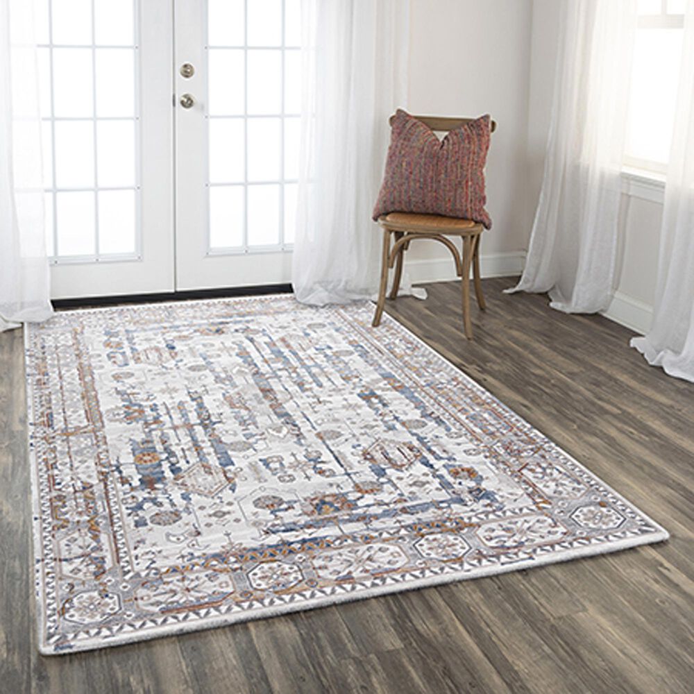 RIZZY Westchester WESWES857 5&#39;3&quot; x 7&#39;6&quot; Ivory and Multicolor Area Rug, , large