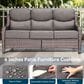 Sunwell Garden 6-Piece Fire Pit Set in Gray, , large