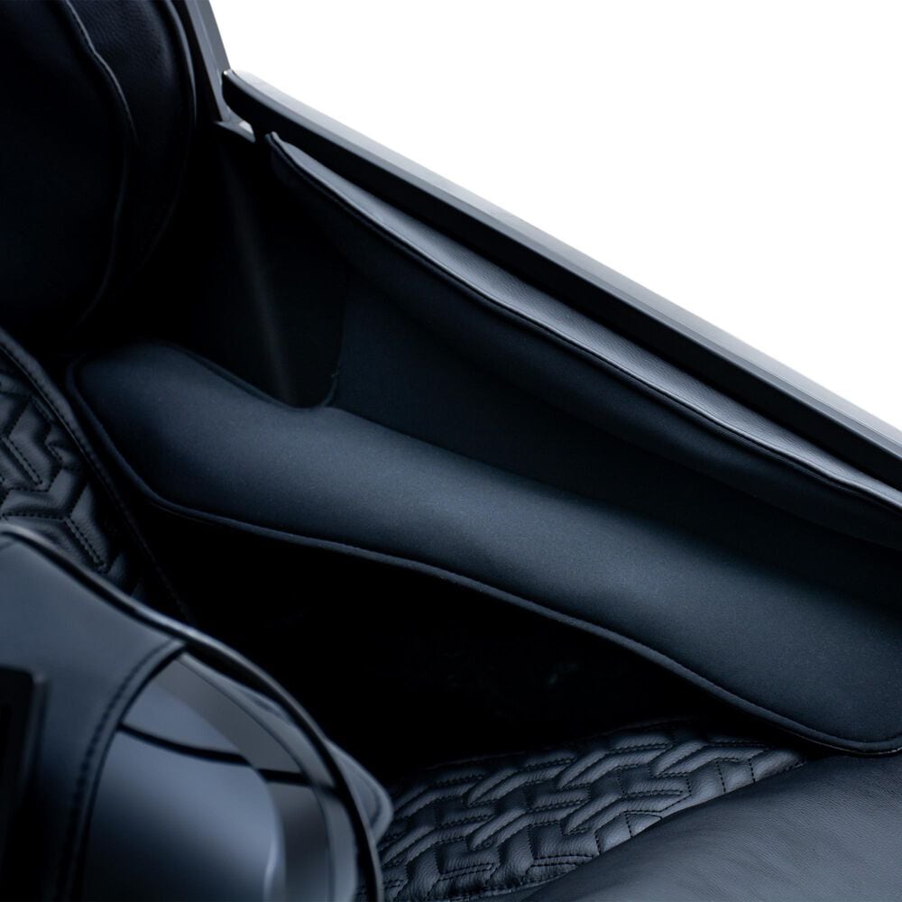 Cozzia Shiatsu Massage Chair with 2D Li Flex Track in Black, , large