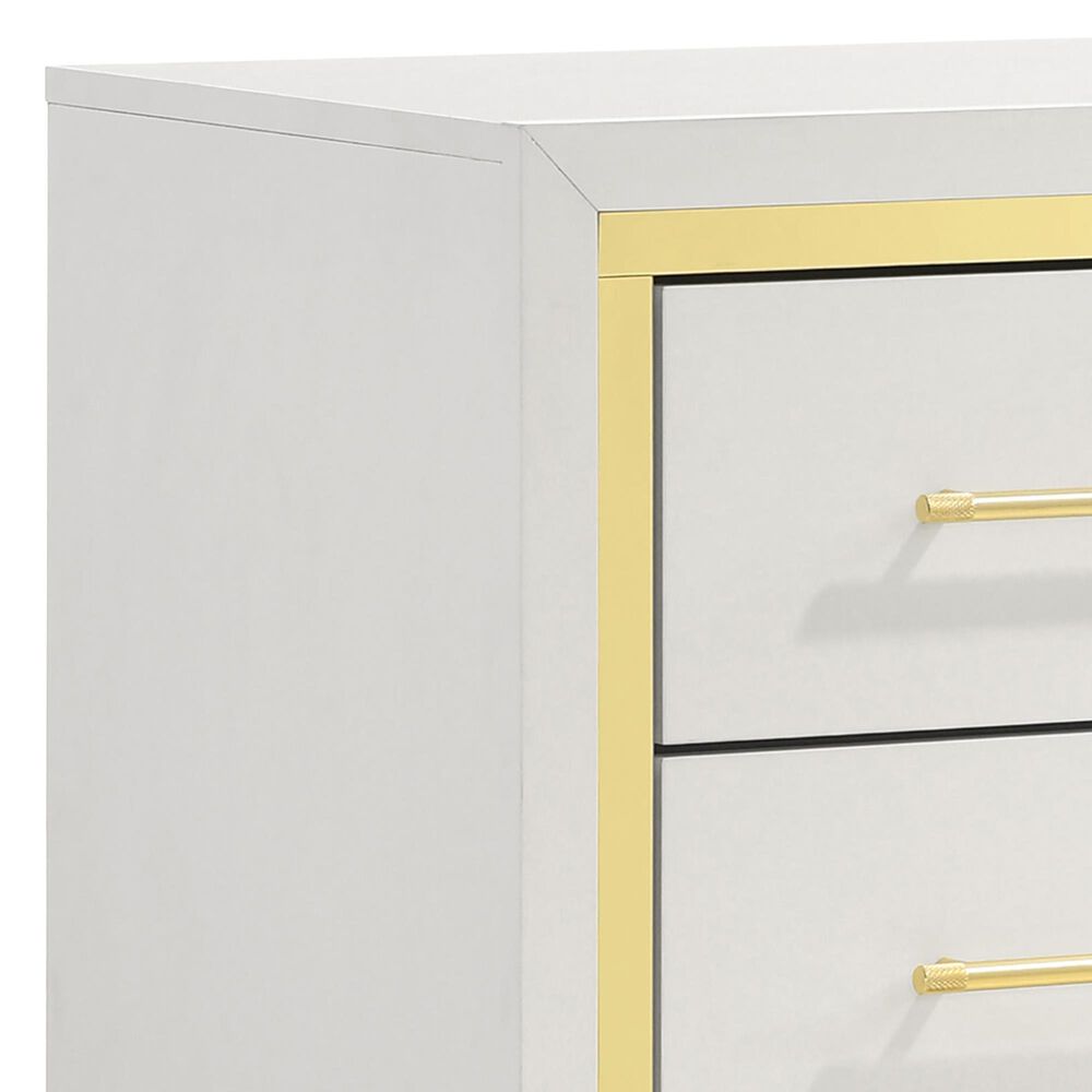 Pacific Landing Lucia 4-Piece Queen Bedroom Set in Beige, , large