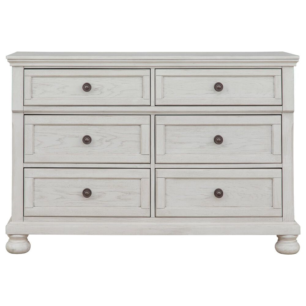 Ashley Robbinsdale 3-Piece T/F Bunk Bed Set in Antique White, , large