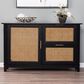 Southern Enterprises Chekshire Anywhere Storage Cabinets in Black and Natural, , large