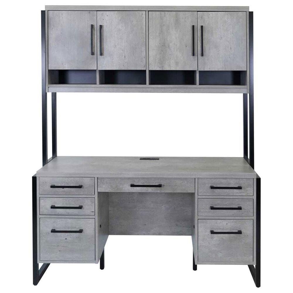 Wycliff Bay Mason Hutch in Concrete, , large