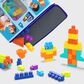 Barbie Bigger Blocks Building Set with Storage Bag for Toddler in Multicolor, , large