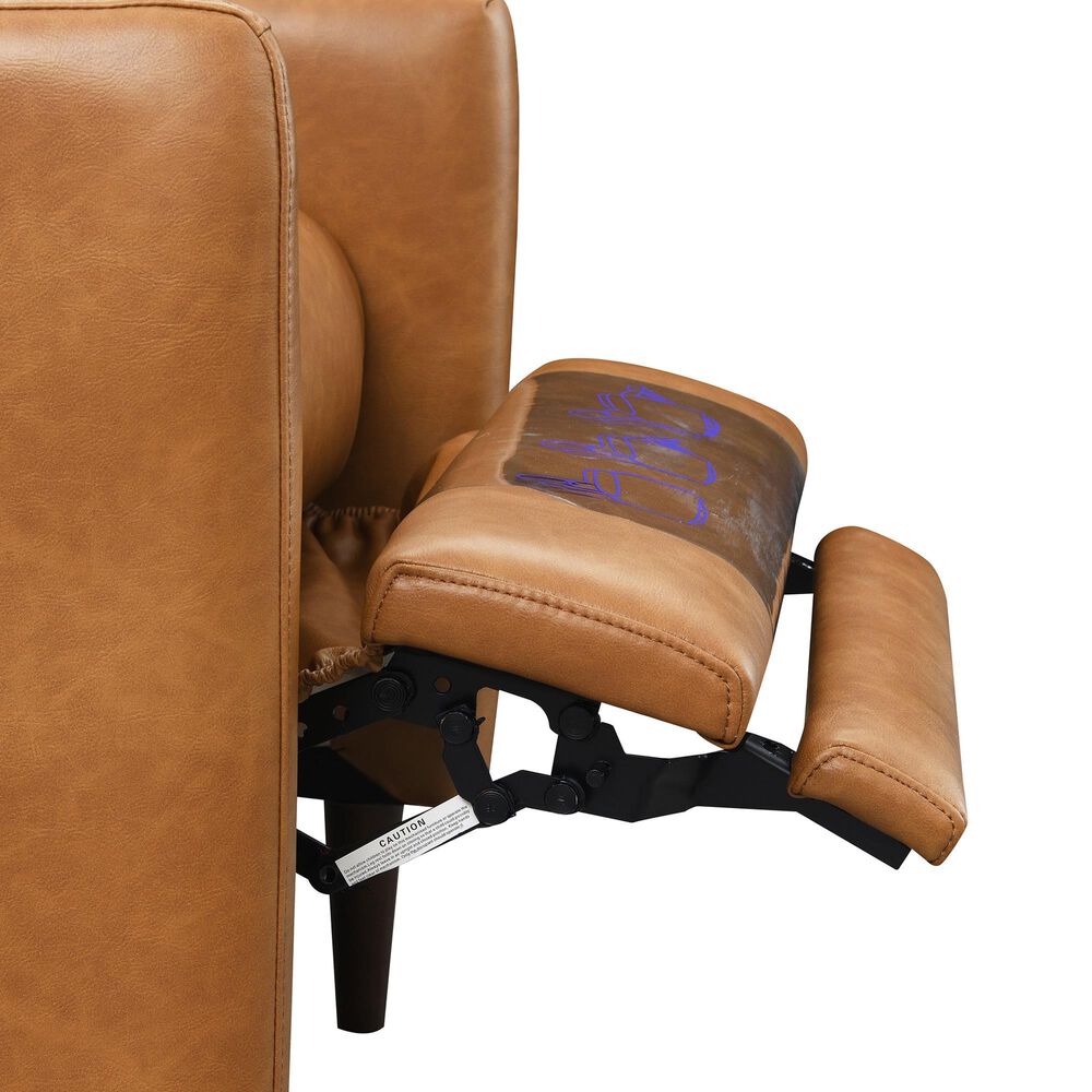 Furniture of America Selric Push Back Recliner in Brown, , large