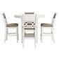 Ashley Erinberg 5-Piece Counter Height Dining Set in Antique White, , large