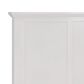 Urban Home Grace Queen Panel Bed in Snowfall White, , large