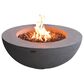Elementi Fire Lunar Round Natural Gas Bowl Fire Table in Gray, , large