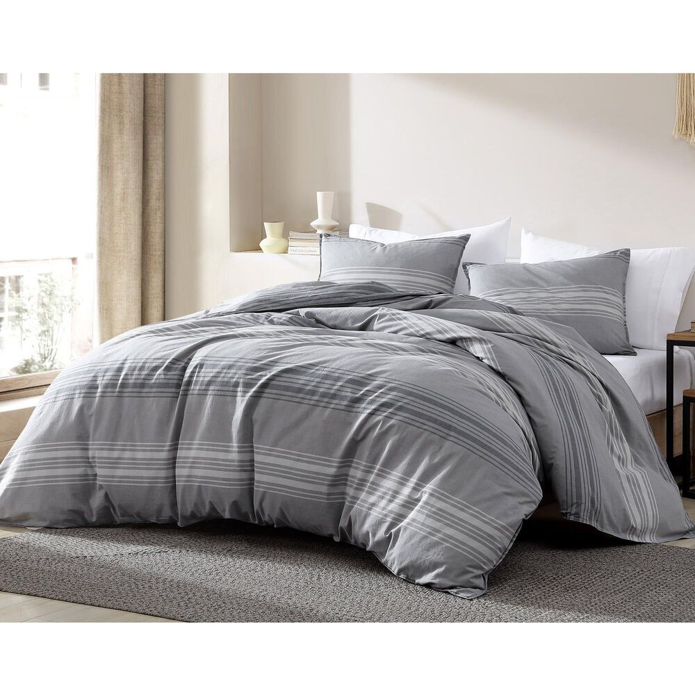 Hallmart Collectibles Noah 3-Piece King Comforter Set in Charcoal, , large