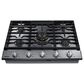 Samsung Bespoke 30" Single Electric Wall Oven with Convection in Stainless Steel & 30" Gas Cooktop in Stainless Steel, , large