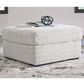 Ashley Cuddle Plush Oversized Accent Ottoman in Arctic, , large