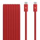 Beats 240W 10" USB-C to USB-C Braided Cable in Rapid Red, , large