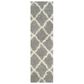 Safavieh Dallas Shag SGD257G-212 2"3" x 12" Grey/Ivory Runner, , large