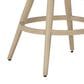 Ashley Seton Creek Patio Bar Stool with Cushion in Beige and Gray (Set of 2), , large