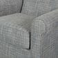 Ashley Renley Swivel Glider Accent Chair in Ash, , large