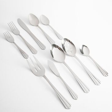 Gibson Home Classic Canberra 45-Piece Flatware Set - Service for 8, , large