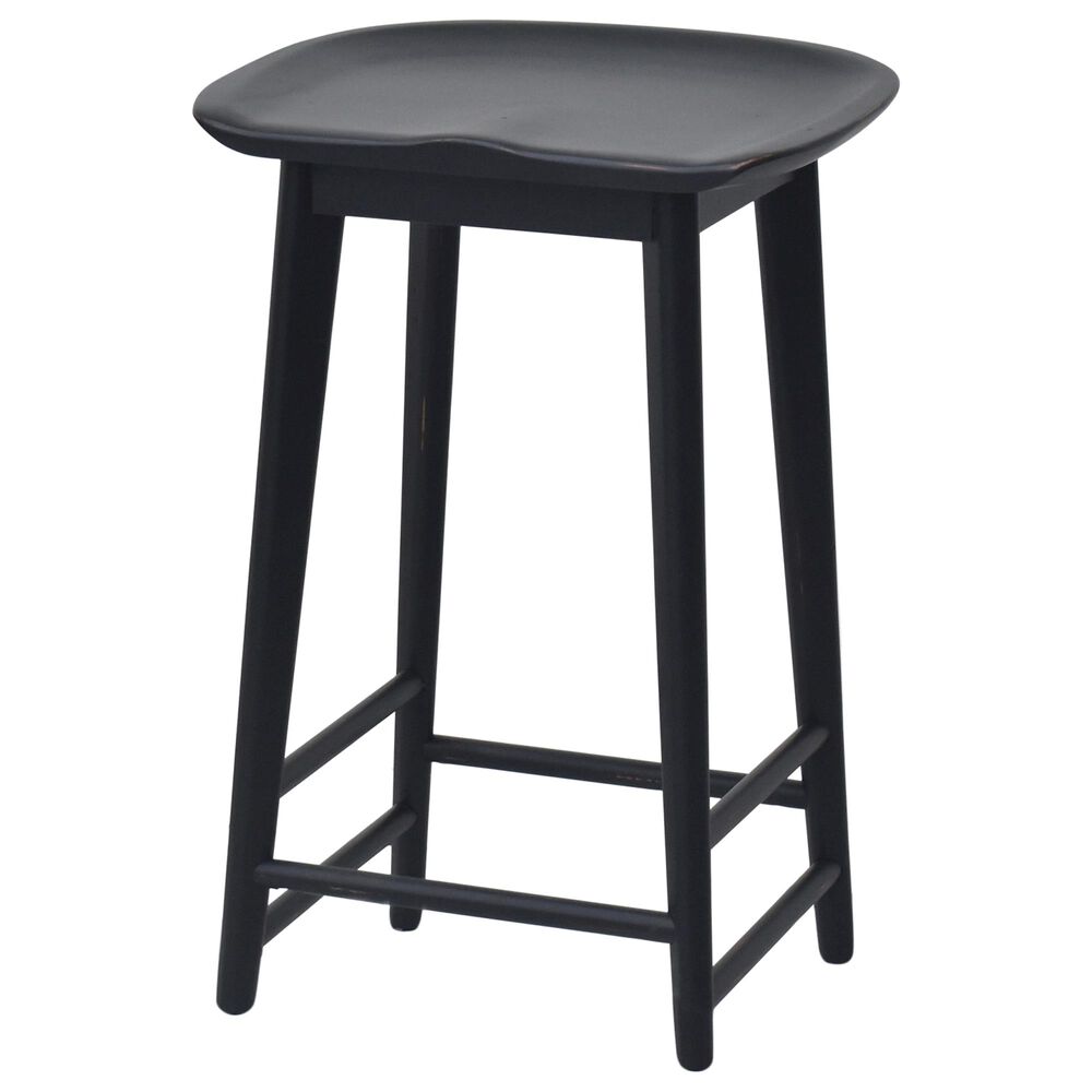 Steve Silver Hilton Counter Stool in Black, , large