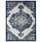 Amer Rugs Alexandria 5"1" x 7"6" Ivory and Navy Area Rug, , large
