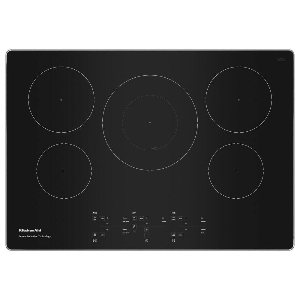 KitchenAid 30" Built-In Electric Induction Cooktop in Stainless Steel, , large