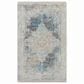 Surya Solar 2" x 3" Sky Blue, Charcoal, Light Gray, White and Saffron Area Rug, , large
