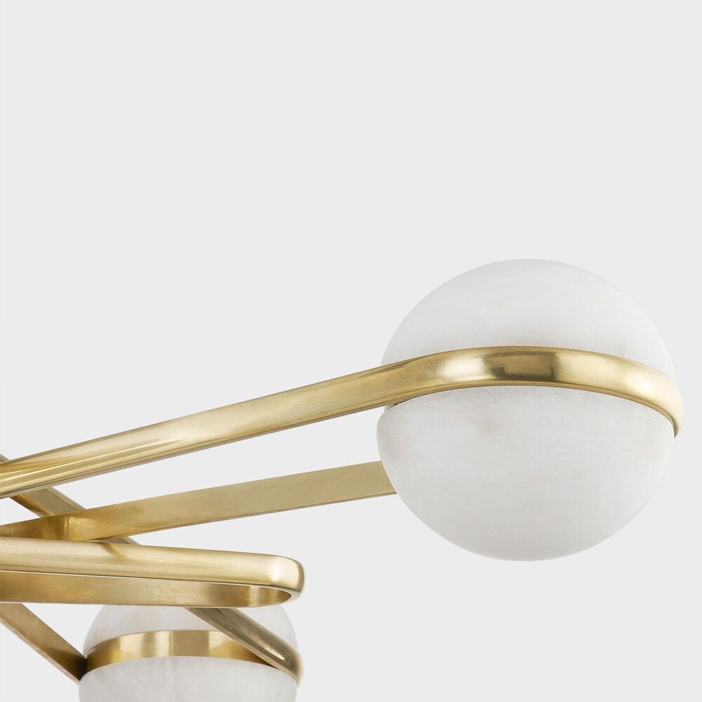 Troy Lighting Kyomi 6-Light Chandelier in Vintage Brass, , large