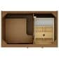James Martin Laurent 36" Single Bathroom Vanity in Honey Oak with 3 cm Eternal Jasmine Pearl Silestone Top and Rectangular Sink, , large