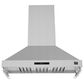 Forno Venezia 48" Wall Mount Range Hood in Stainless Steel, , large