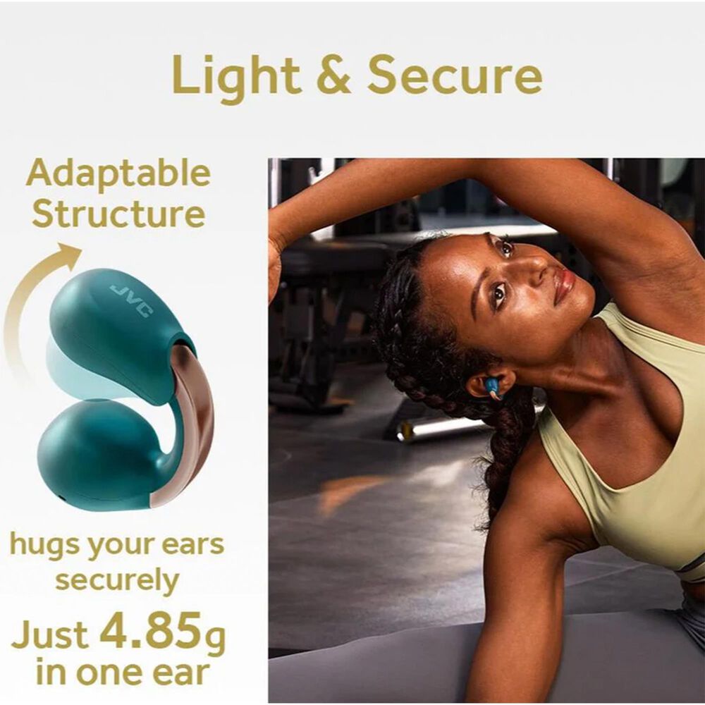JVC Nearphones Open-Ear True Wireless Earbuds in Off White, , large