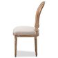 Baxton Studio Adelia Side Chair in Weathered Oak, , large