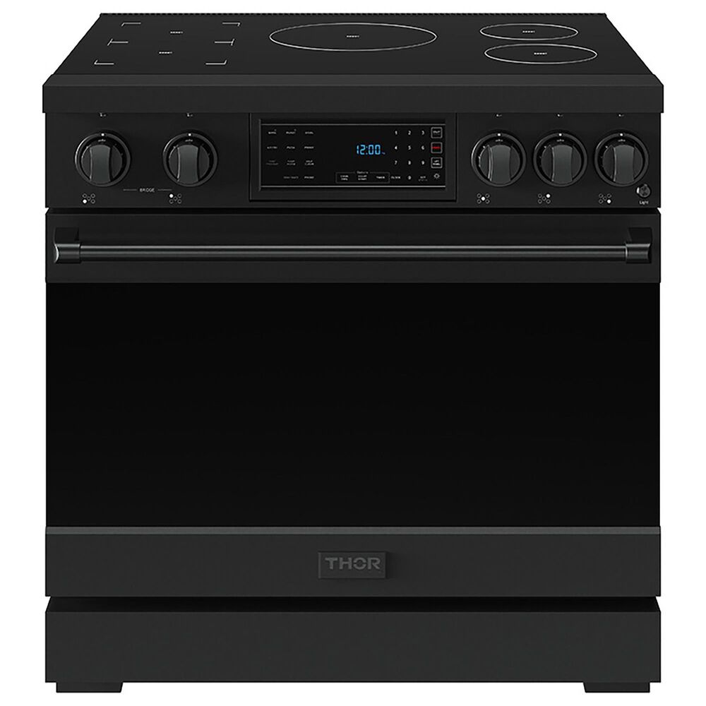 Thor Kitchen Gordon Ramsay Series 36" Professional Induction Range in Black, , large